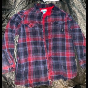 Men’s Columbia button down plaid shirt
Size XXL